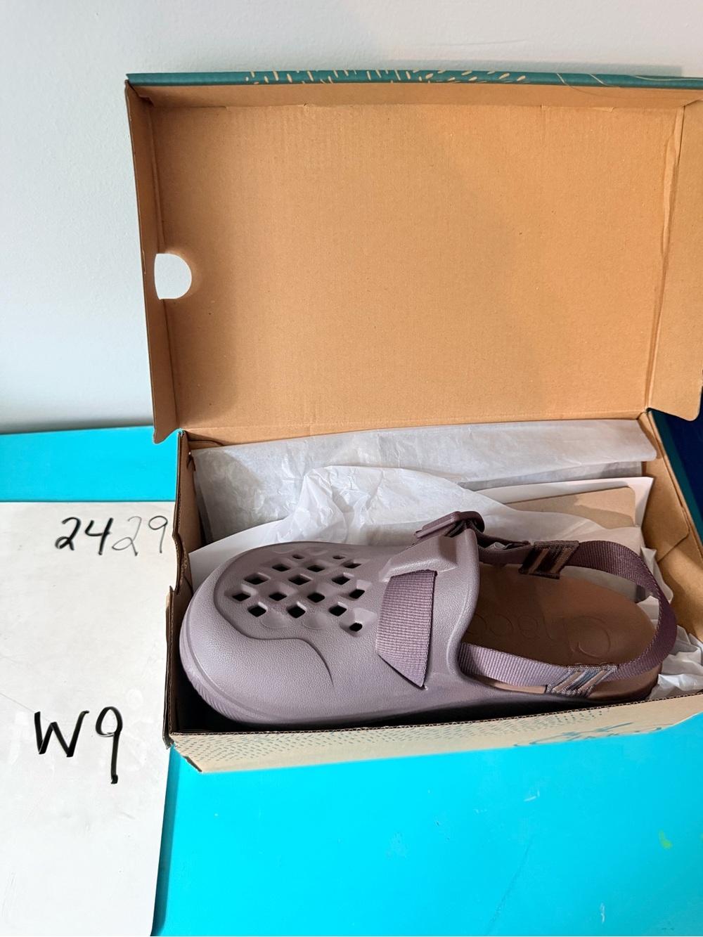 Women’s Casual Lavender Slip-On Sandal with Adjustable Strap